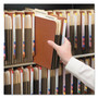Smead Redrope Drop-Front End Tab File Pockets, Fully Lined 6.5" High Gussets, 3.5" Expansion, Letter Size, Redrope/Brown, 10/Box View Product Image