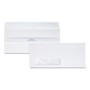 Quality Park Redi-Seal Envelope, Address Window, #10, Commercial Flap, Redi-Seal Adhesive Closure, 4.13 x 9.5, White, 500/Box (QUA21318) View Product Image