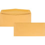 Quality Park No. 11 Brown Kraft Business Envelopes - Business - #11 - 4 1/2" Width x 10 3/8" Length - 28 lb - Gummed Product Image 