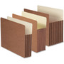 Smead Redrope TUFF Pocket Drop-Front File Pockets with Fully Lined Gussets, 5.25" Expansion, Legal Size, Redrope, 10/Box View Product Image