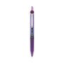 Pilot Precise V7RT Roller Ball Pen, Retractable, Fine 0.7 mm, Purple Ink, Purple Barrel (PIL26071) View Product Image