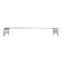 Innovera Slim Aluminum Monitor Riser, 15.75" x 8.25" x 2.5", Silver, Supports 22 lbs (IVR55015) View Product Image