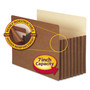 Smead Redrope TUFF Pocket Drop-Front File Pockets with Fully Lined Gussets, 7" Expansion, Legal Size, Redrope, 5/Box View Product Image