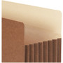 Smead Redrope TUFF Pocket Drop-Front File Pockets with Fully Lined Gussets, 7" Expansion, Legal Size, Redrope, 5/Box View Product Image