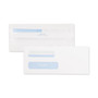 Quality Park Double Window Redi-Seal Security-Tinted Envelope, #8 5/8, Commercial Flap, Redi-Seal Closure, 3.63 x 8.63, White, 500/Box (QUA24539) View Product Image