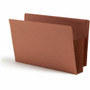 Smead TUFF Straight Tab Cut Legal Recycled File Pocket - 8 1/2" x 14" - 7" Expansion - 16.5 pt. - 2 Plys - Redrope Product Image 