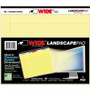 Roaring Spring Wide College Ruled Landscape Legal Pad - 40 Sheets - 80 Pages - Printed - Stapled/Tapebound - Both Side Ruling Surface - (ROA74501) Product Image 