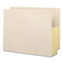 Smead Manila End Tab File Pockets with Tear Resistant Gussets, 3.5" Expansion, Letter Size, Manila, 10/Box View Product Image