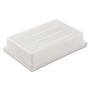 Rubbermaid Commercial Food/Tote Boxes, 8.5 gal, 26 x 18 x 6, White, Plastic View Product Image