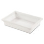 Rubbermaid Commercial Food/Tote Boxes, 8.5 gal, 26 x 18 x 6, White, Plastic View Product Image
