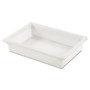 Rubbermaid Commercial Food/Tote Boxes, 8.5 gal, 26 x 18 x 6, White, Plastic (RCP3508WHI) View Product Image