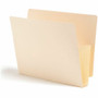 Smead Straight Tab Cut Letter Recycled File Pocket - 8 1/2" x 11" - 5 1/4" Expansion - 2 Plys - Manila - Manila Product Image 