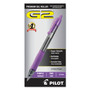 Pilot G2 Premium Gel Pen, Retractable, Fine 0.7 mm, Purple Ink, Smoke/Purple Barrel, Dozen View Product Image
