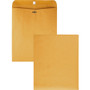 Quality Park Clasp Envelope, 28 lb Bond Weight Kraft, #95, Square Flap, Clasp/Gummed Closure, 10 x 12, Brown Kraft, 100/Box (QUA37895) View Product Image