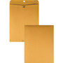 Quality Park Clasp Envelope, 28 lb Bond Weight Kraft, #110, Square Flap, Clasp/Gummed Closure, 12 x 15.5, Brown Kraft, 100/Box (QUA37910) View Product Image