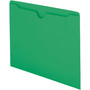 Smead Colored File Jackets with Reinforced Double-Ply Tab, Straight Tab, Letter Size, Green, 100/Box View Product Image