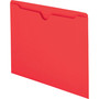 Smead Colored File Jackets with Reinforced Double-Ply Tab, Straight Tab, Letter Size, Red, 100/Box View Product Image