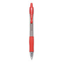 Pilot G2 Premium Gel Pen, Retractable, Extra-Fine 0.38 mm, Red Ink, Smoke/Red Barrel View Product Image