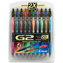 Pilot G2 20-pack Retractable Gel Ink Pens - 0.7 mm Fine Pen Point - Refillable - Retractable - Gel-based Product Image 