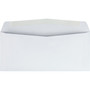 Quality Park Business Envelope, #10, Commercial Flap, Diagonal Seam, Gummed Closure, 24 lb Bond Weight Paper, 4.13 x 9.5, White, 1,000/Box View Product Image