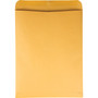 Quality Park Catalog Envelope, 28 lb Bond Weight Kraft, #15 1/2, Square Flap, Gummed Closure, 12 x 15.5, Brown Kraft, 100/Box View Product Image