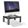 Innovera Large Monitor Stand with Cable Management, 12.99" x 17.1" x 6.6", Black, Supports 22 lbs (IVR55051) View Product Image