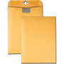 Quality Park 9 x 12 Postage Saving ClearClasp Envelopes with Reusable Redi-Tac Closure - 9" Width x 12" Length - 28 lb - Clasp - Kraft Product Image 