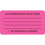 Tabbies ALLERY/DRUG REACTIONS Alert Labels (TAB01730) View Product Image