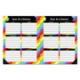 Carson-Dellosa Education Teacher Planner, Weekly/Monthly, Two-Page Spread (Seven Classes), 10.88 x 8.38, Balloon Theme, Black Cover View Product Image