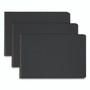 Smead Prong Fastener Premium Pressboard Report Cover, Two-Piece Prong Fastener, 3" Capacity, 11 x 17, Black/Black View Product Image