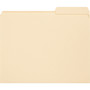 Smead Reinforced Guide Height File Folders, 2/5-Cut Tabs: Right Position, Letter Size, 0.75" Expansion, Manila, 100/Box View Product Image