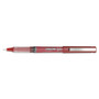 Pilot Precise V7 Rollerball Pen, Stick, Fine 0.7 mm, Red Ink, Red/Clear Barrel, Dozen View Product Image