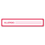 Tabbies ALLERGIC Allergy Message Labels (TAB40561) View Product Image