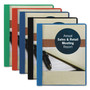 Smead Poly Report Cover, Tang Clip, Letter, 1/2" Capacity, Clear/Red, 25/Box View Product Image