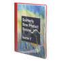 Smead Poly Report Cover, Tang Clip, Letter, 1/2" Capacity, Clear/Red, 25/Box View Product Image