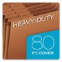 Pendaflex Heavy-Duty Expanding File with Reinforced Flap, 21 Sections, Elastic Cord Closure, 1/3-Cut Tabs, Legal Size, Redrope View Product Image