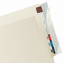 Tabbies Wrap Around Folder End Tabs - 2" Tab Height x 8" Tab Width - Clear Tab(s) - Wear Resistant, Tear Resistant Product Image 