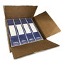 Tabbies File Pocket Handles, 9.63 x 2, Dark Blue/White, 4/Sheet, 12 Sheets/Pack View Product Image