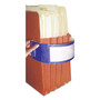 Tabbies File Pocket Handles, 9.63 x 2, Dark Blue/White, 4/Sheet, 12 Sheets/Pack View Product Image