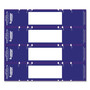 Tabbies File Pocket Handles, 9.63 x 2, Dark Blue/White, 4/Sheet, 12 Sheets/Pack View Product Image