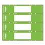 Tabbies File Pocket Handles, 9.63 x 2, Green/White,  4/Sheet, 12 Sheets/Pack View Product Image