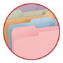 Smead Colored File Folders, 1/3-Cut Tabs: Assorted, Letter Size, 0.75" Expansion, Assorted Colors, 100/Box View Product Image