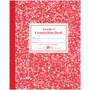 Roaring Spring Grade School Ruled Marble Flexible Cover Composition Book - 50 Sheets - 100 Pages - Printed - Sewn/Tapebound - Both Side Ruling Surface - (ROA77922) Product Image 