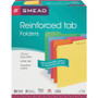 Smead Reinforced Top Tab Colored File Folders, 1/3-Cut Tabs: Assorted, Letter Size, 0.75" Expansion, Assorted Colors, 100/Box View Product Image