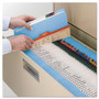 Smead Reinforced Top Tab Colored File Folders, Straight Tabs, Letter Size, 0.75" Expansion, Blue, 100/Box View Product Image