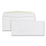 Quality Park Business Envelope, #10, Commercial Flap, Side Seam, Gummed Closure, 24 lb Bond Weight Paper, 4.13 x 9.5, White, 500/Box View Product Image