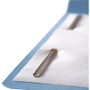 Smead Top Tab Colored Fastener Folders, 0.75" Expansion, 2 Fasteners, Letter Size, Blue Exterior, 50/Box View Product Image