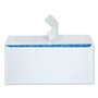 Quality Park Security Envelope, Address Window, #10, Commercial Flap, Redi-Strip Adhesive Closure, 4.13 x 9.5, White, 500/Box View Product Image