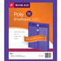 Smead Poly String and Button Interoffice Envelopes, Open-End (Vertical), 9.75 x 11.63, Transparent Purple, 5/Pack View Product Image