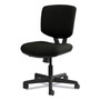 HON Volt Series Leather Task Chair, Supports Up to 250 lb, 18" to 22.25" Seat Height, Black View Product Image